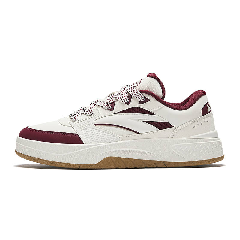 Anta Ao You Abrasion Resistant Lightweight Height Increasing Low top Skateboard Shoes Men's Rose Red