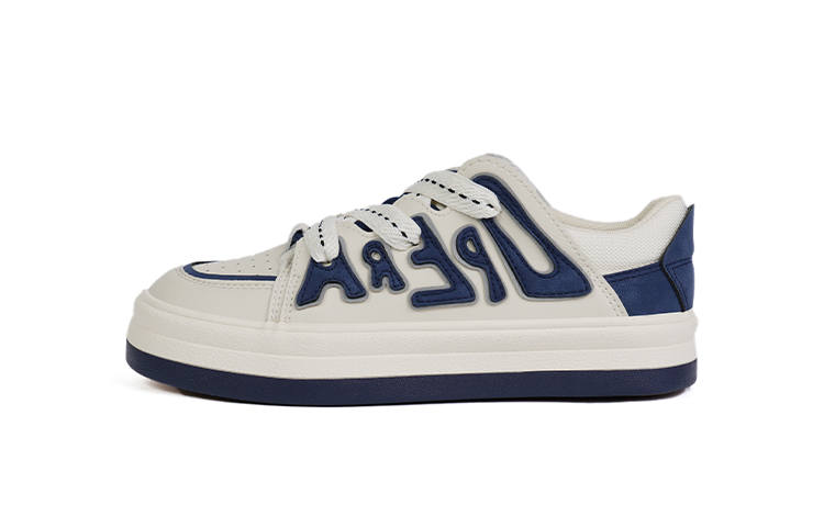 ISTEP Slip Resistant Abrasion Resistant Low top Skateboard Shoes Men's Blue