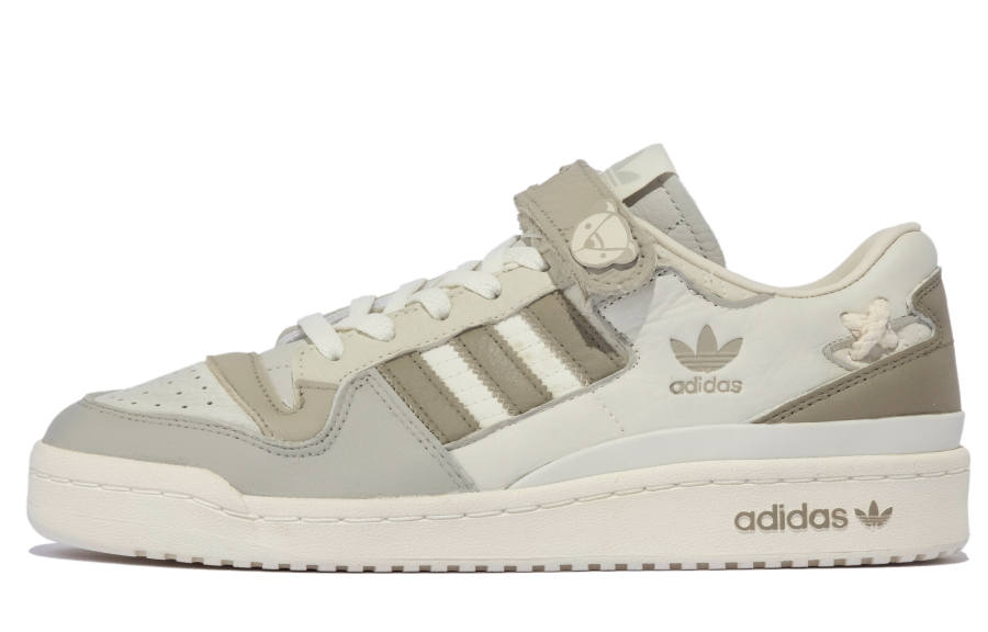Adidas Originals FORUM 84 Skateboard Shoes Women's Beige Green Gray
