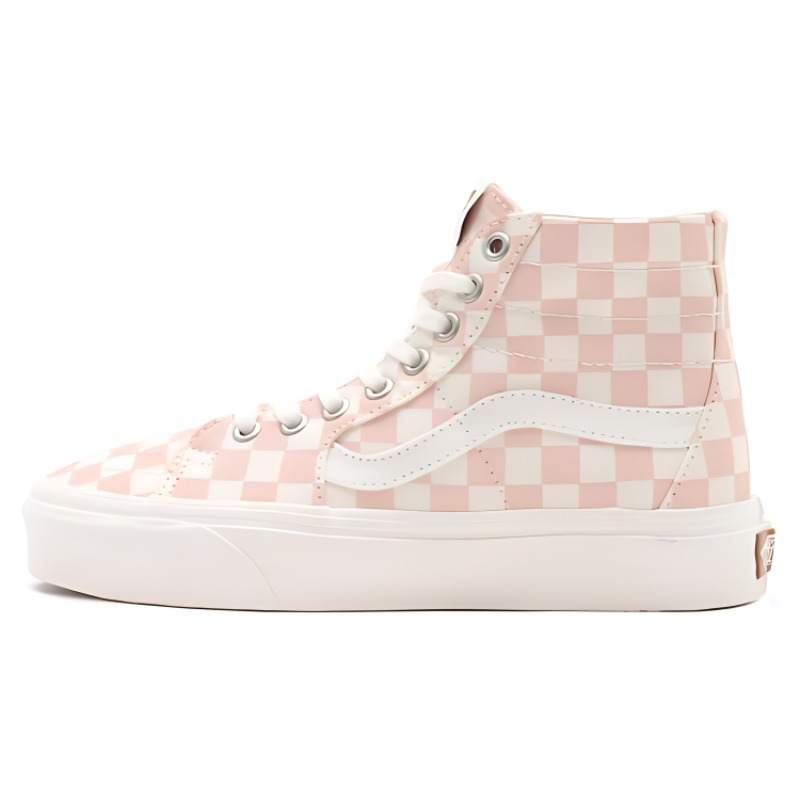 Vans SK8 HI Breathable Non Slip Wear resistant Casual Skateboarding Shoes Pink White 'Pink Blue'