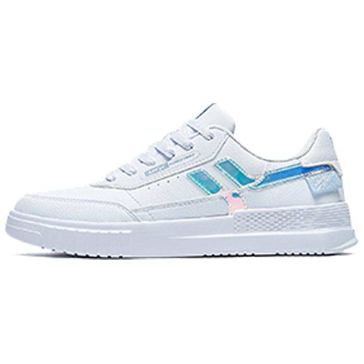 XTEP Casual Lightweight Abrasion Resistant Coverage Slip Resistant Low top Skateboard Shoes Men's White