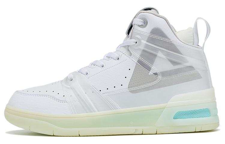 PEAK Taichi 910 Sports High top Skateboard Shoes Women's All White