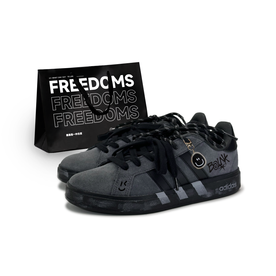 Adidas Adidas Grand Court Base 00s Abrasion Resistant Abrasion Resistant Low top Skateboard Shoes Unisex