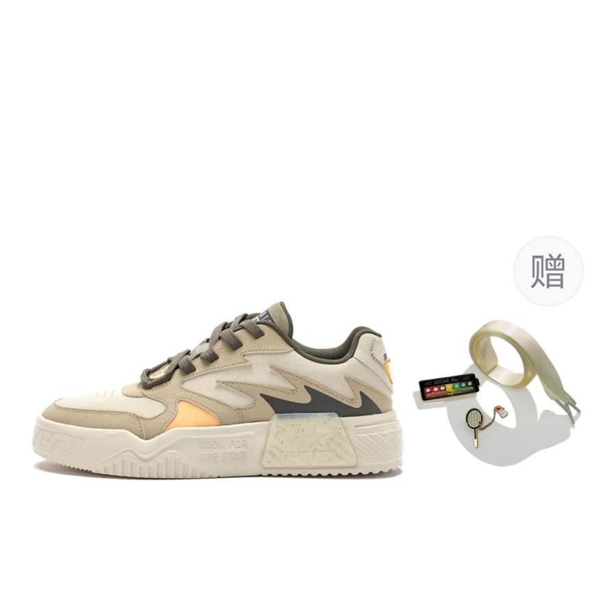STARTER Cushioning Abrasion Resistant Cushioning, Wear Resistant Low top Skateboard Shoes Women's Olive Green