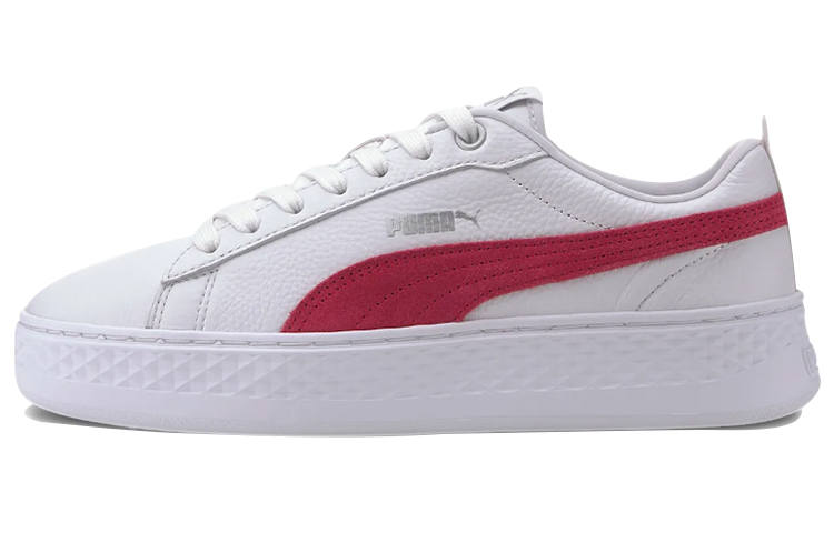 PUMA PUMA Smash Platform Leather 'White Bright Rose' Women's