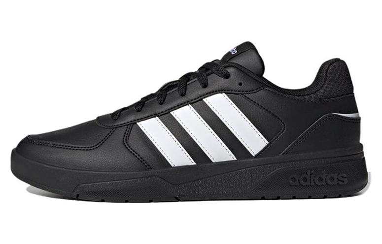 Adidas Adidas COURTBEAT Synthetic Leather Abrasion Resistant Low top Skateboard Shoes Unisex Black White