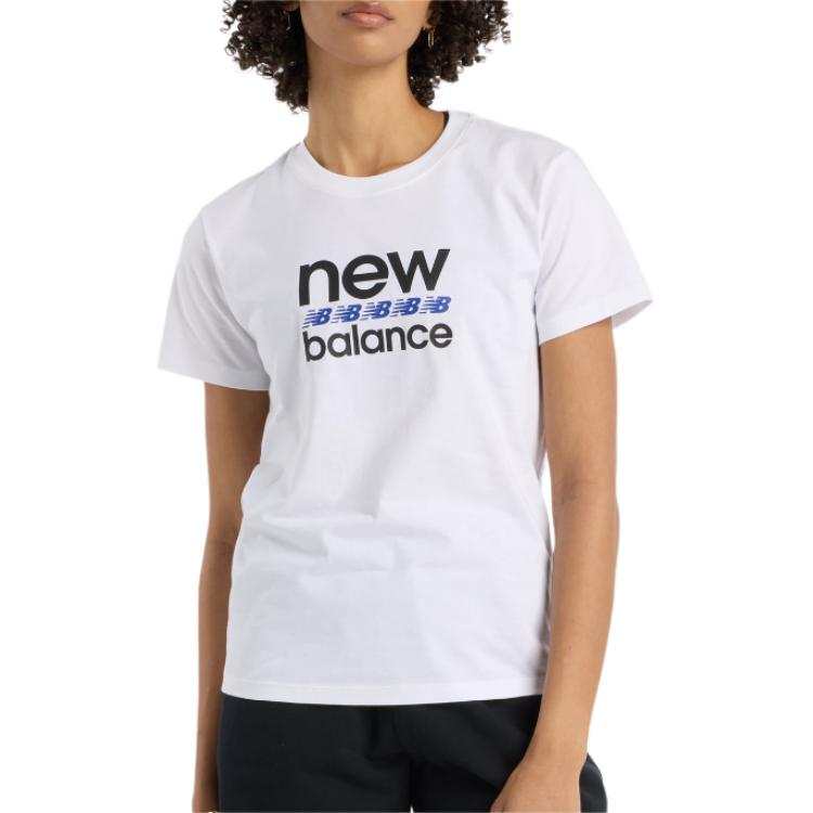 New Balance New Balance T Shirts Women's White Crew Neck