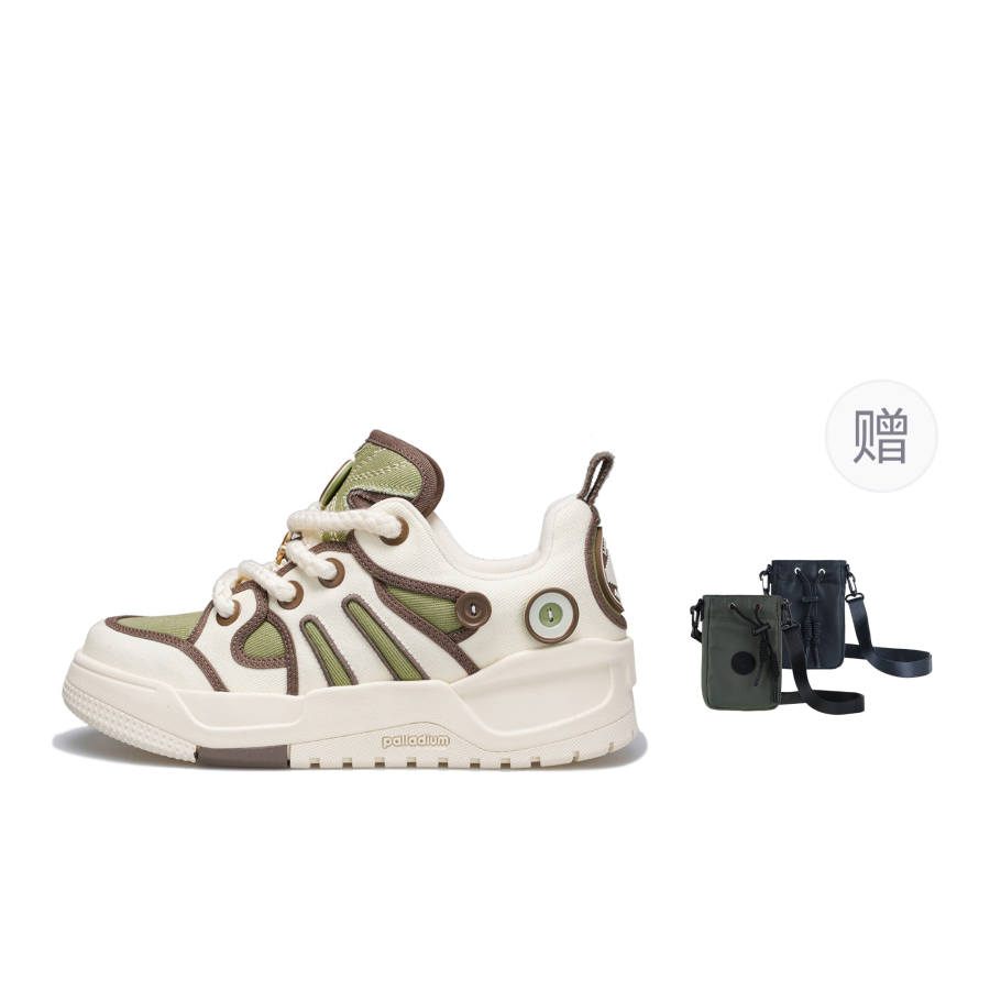 Palladium Fruit Charm Shoes Low top Skateboard Shoes Unisex Green