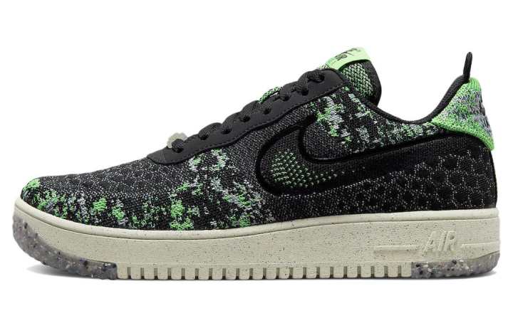 Nike Nike Air Force 1 Low Crater Flyknit Black Volt