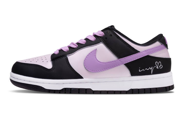 Nike Nike Dunk Low top Skateboard Shoes Women's Black Purple