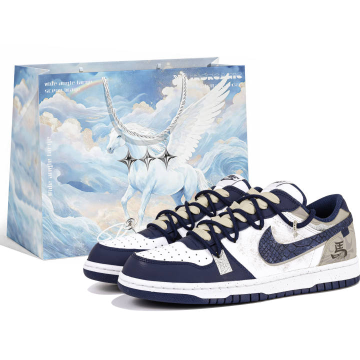 Nike Nike Big Low Rui Shui Lin Step, Special Shoe Box, Silent Retro, New Chinese Style, Hand Drawn Deconstruction