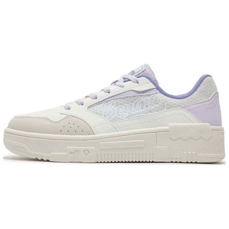 361° Abrasion Resistant Low top Skateboard Shoes Women's White Purple