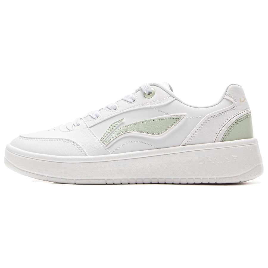 Li-Ning Li Ning Sycee V3 Slip Resistant Abrasion Resistant Low top Skateboard Shoes Women's White Green