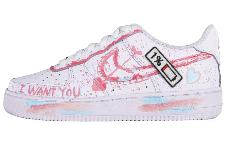 Nike Nike Air Force 1 Low top Skateboard Shoes Women's Pink