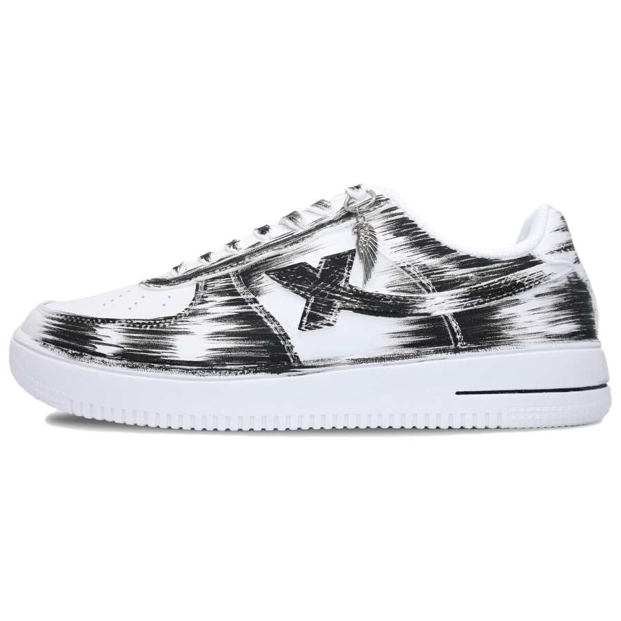 XTEP Air Force 1 Dragon's Breath Storm Slip Resistant, Abrasion Resistant, Breathable Low top Skateboard Shoes Unisex
