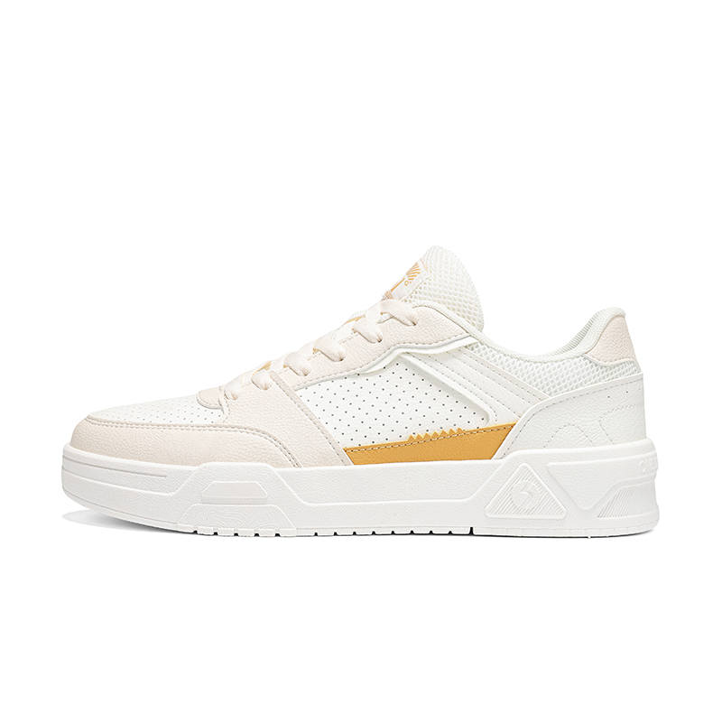 361° Slip Resistant, Abrasion Resistant, Breathable Low top Skateboard Shoes Men's Feather White Lotus Seed White