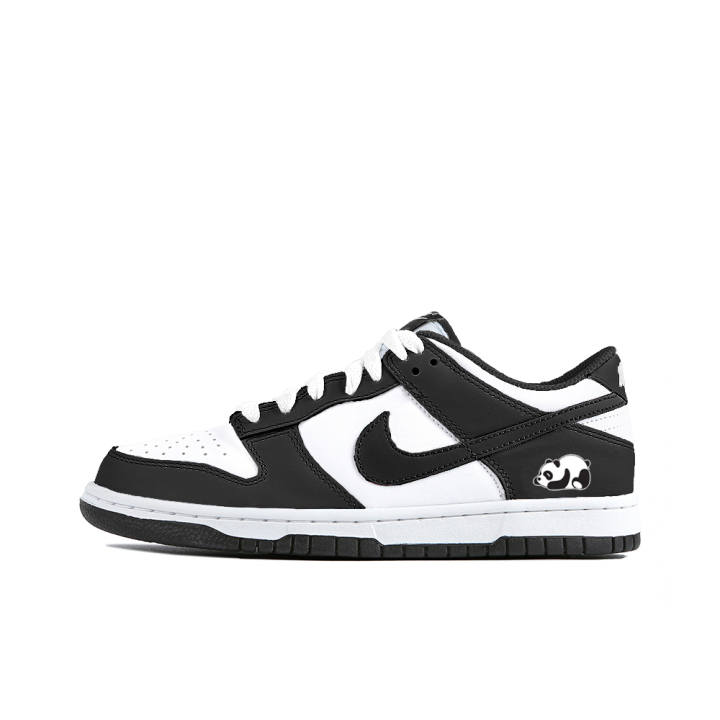 Nike Nike Dunk Low top Skateboard Shoes Unisex Black White