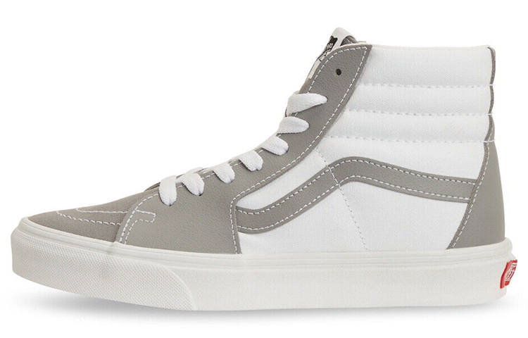 Vans SK8 HI Casual Skateboarding Shoes Unisex Gray White