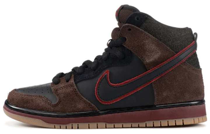 Nike Nike Dunk SB Brooklyn Projects Reign In Blood Slayer Athleisure Non slip Lightweight High top Skateboard Shoes Men's