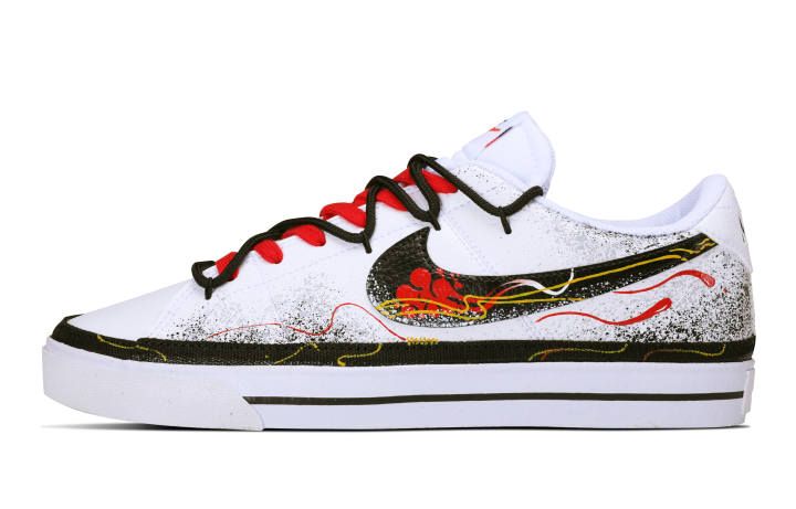 Nike Nike Court Legacy Skateboard Shoes Men's Low Top Red/White