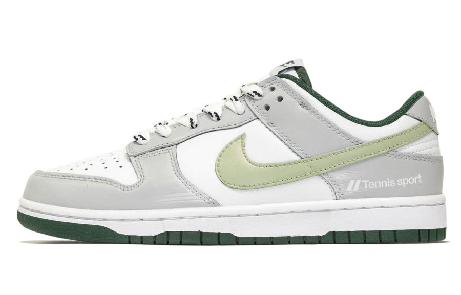 Nike Nike Dunk Six Eight, Tennis Leather Abrasion Resistant Abrasion Resistant Low top Skateboard Shoes Unisex Gray