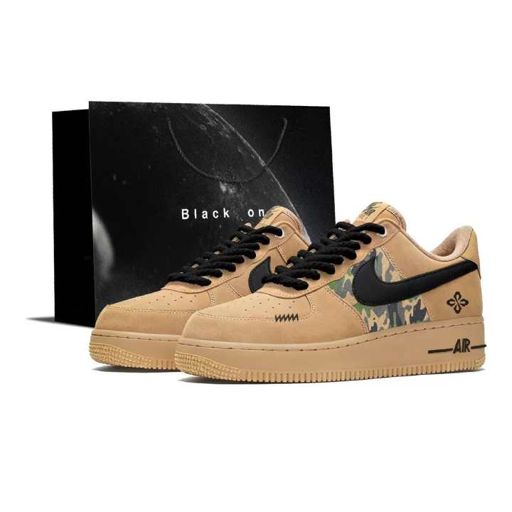 Nike Nike Air Force 1 Air Force 1 Cow Leather Abrasion Resistant Lightweight Wear resistant And Lightweight Low top