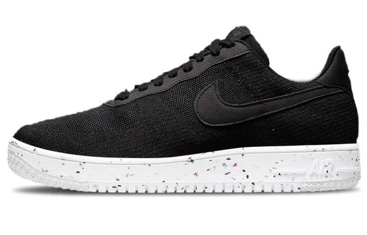 Nike Nike Air Force 1 Low Crater Flyknit Black White