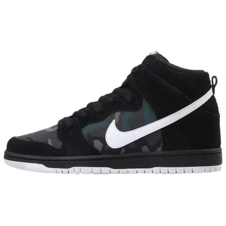 Nike Nike Dunk SB Abrasion Resistant High top Skateboard Shoes Unisex Black