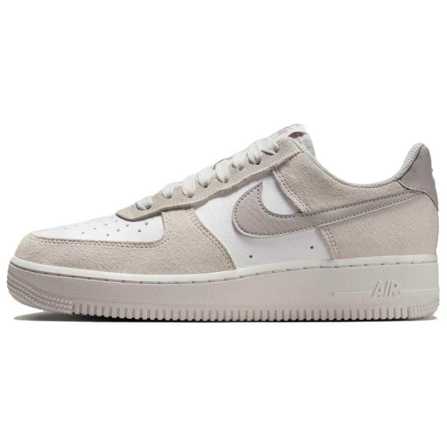 Nike Nike Air Force 1 Abrasion Resistant Abrasion Resistant Low top Skateboard Shoes Women's White Gray