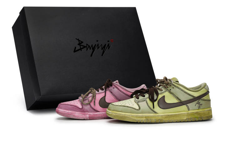 Nike Nike Dunk 811 Manufacturing, Berry Cosmetics, Special Shoe Box Abrasion Resistant Low top Skateboard Shoes Men's