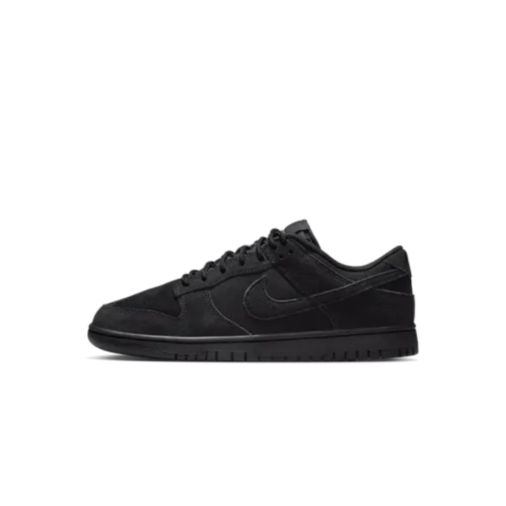 Nike Nike Dunk Leather Cushioning Low top Skateboard Shoes Unisex Black