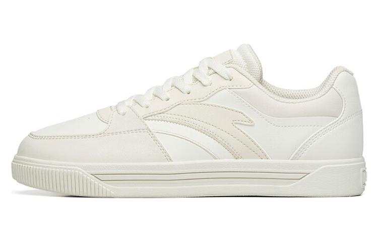 Anta Life Collection Casual Abrasion Resistant Low top Skateboard Shoes Women's White Gray