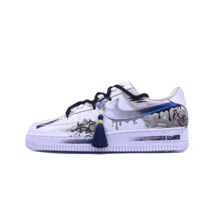 Nike Nike Air Force 1 Skateboard Shoes Unisex Low Top Red