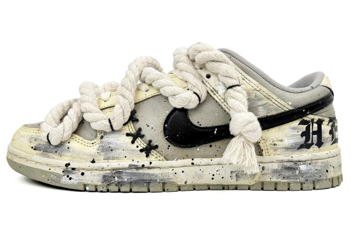 Nike Nike Dunk Low top Skateboard Shoes Men's Ecru
