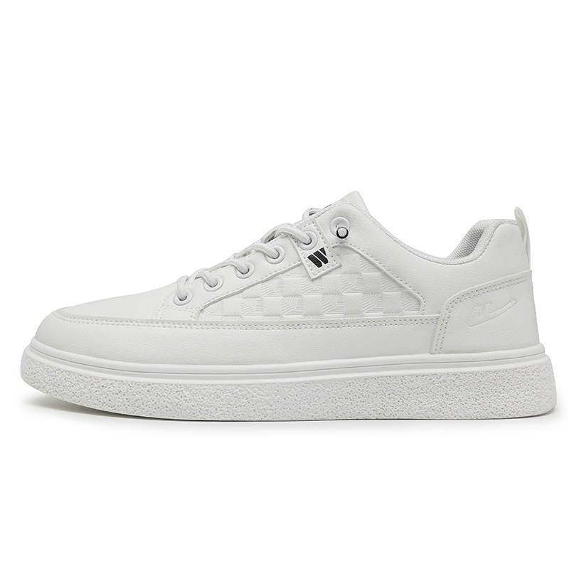 WARRIOR Warrior White Sneakers Coverage Abrasion Resistant Lightweight Slip Resistant