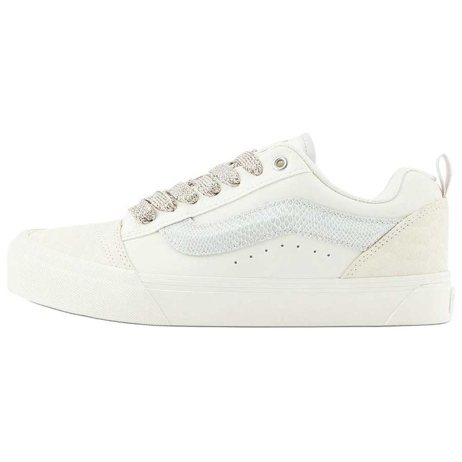 Vans Knu Skool Abrasion Resistant Low top Skateboard Shoes Unisex Ecru