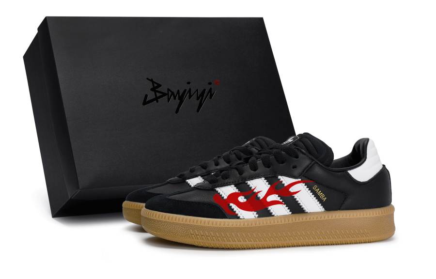 Adidas Adidas Samba XLG 811 Manufacturing, Swift Flame, Special Shoe Box Slip Resistant Abrasion Resistant