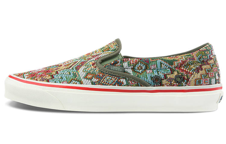Vans Slip-On Nigel Cabourn x Slip-On Og Classic Vans Lx 'Carpet Green Mix'