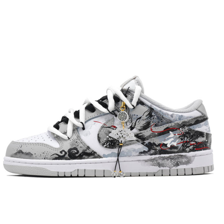 Nike Nike Dunk Cloud Crane Ascending To The Ninth Heavens Synthetic Leather Slip Resistant Cushioning Abrasion Resistant