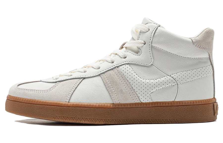 Li-Ning Li Ning Cloud Sichuan HI Slip Resistant, Abrasion Resistant, Breathable High top Casual Shoes Women's Mist White
