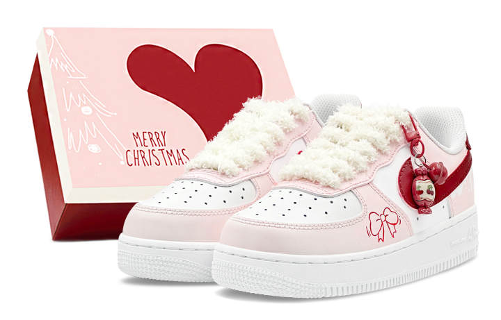 Nike Nike Air Force 1 Abrasion Resistant Abrasion Resistant Low top Skateboard Shoes Women's Pink
