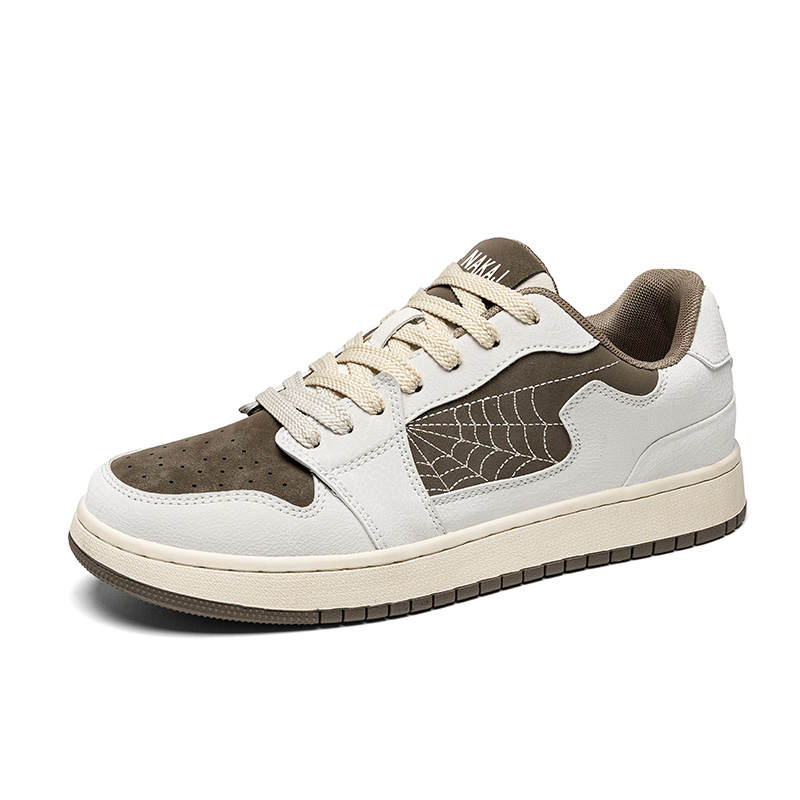 NAKAJ Slip Resistant Cushioning Abrasion Resistant Low top Skateboard Shoes Men's