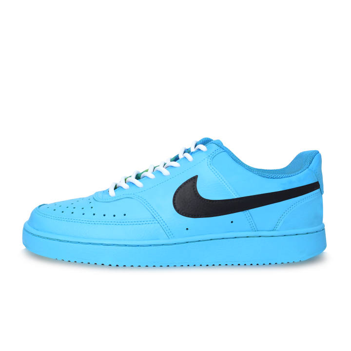 Nike Nike Court Vision 1 Abrasion Resistant Breathable Low top Skateboard Shoes Men's Blue Black