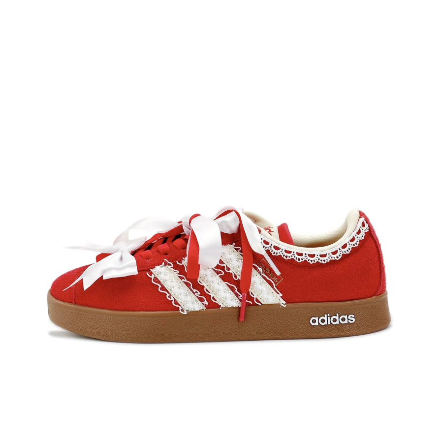 Adidas Adidas Vl Court Classic Low top Skateboard Shoes Women's Red
