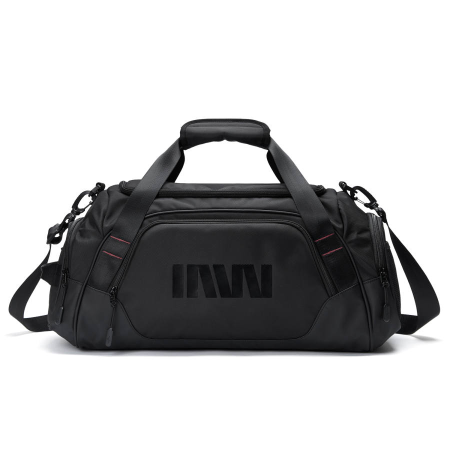 SEPTWOLVES Travel Bag Luggage Bag Fabric Gym Bag QPL Unisex Black
