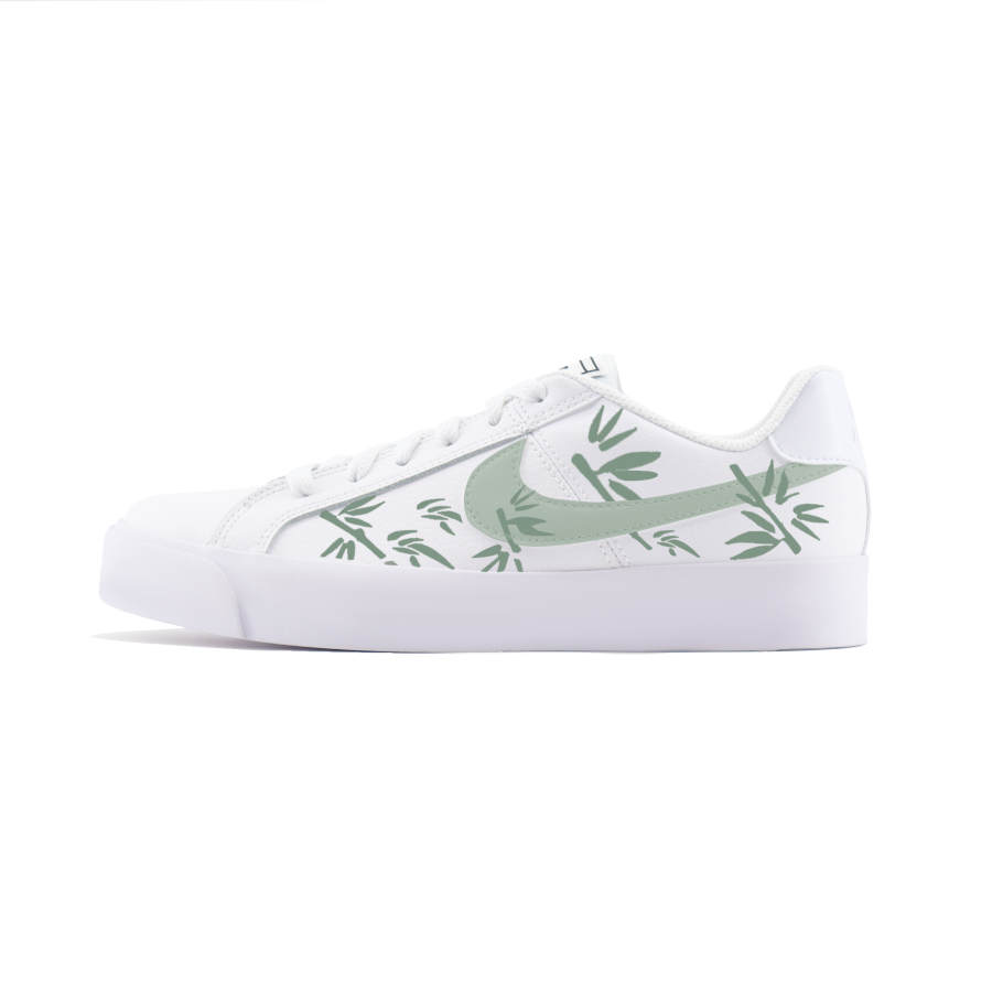 Nike Nike Court Royale AC Abrasion Resistant Abrasion Resistant Low top Skateboard Shoes Women's White Green