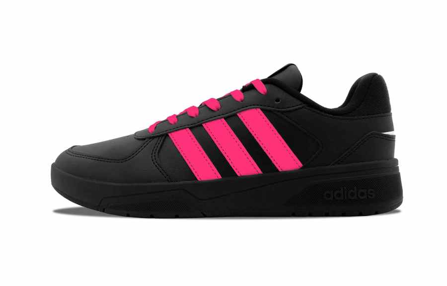 Adidas Adidas Slip Resistant Abrasion Resistant Slip Resistant Abrasion Resistant Low top Skateboard Shoes Unisex Black Pink