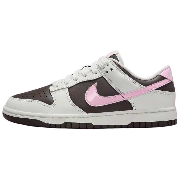 Nike Nike Dunk Slip Resistant Abrasion Resistant Low top Skateboard Shoes Women's White Pink