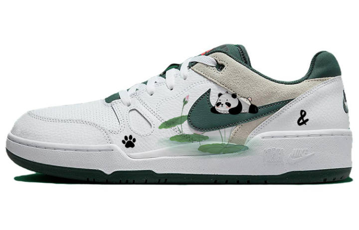 Nike Nike Full Force Skateboard Shoes Men's Low Top White/Green