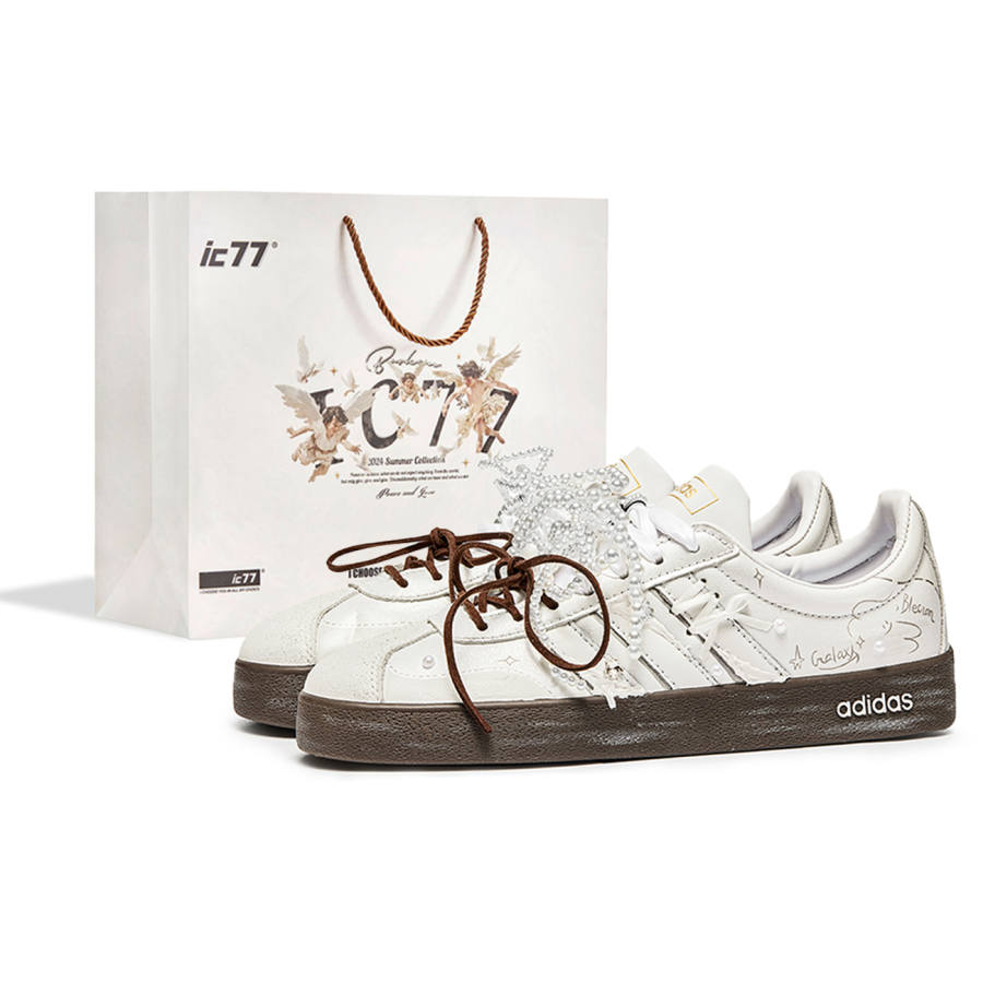 Adidas Neo VL Court 2.0 IC77 Shopping Bag, Salt White Journal Abrasion Resistant Abrasion Resistant Low top